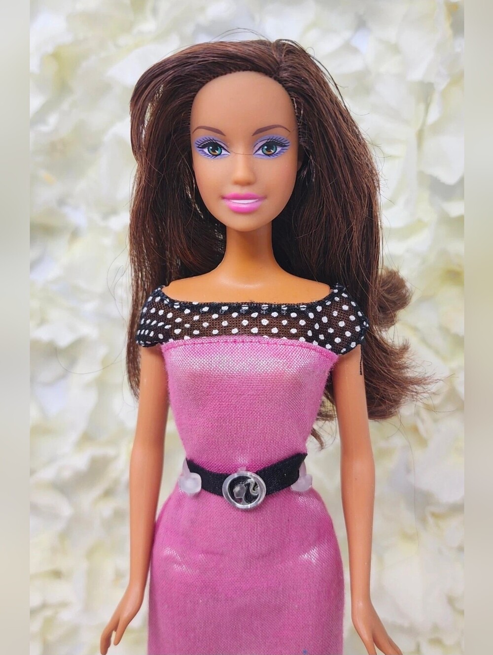 Mattel Barbie Early 2000s Flat Feet Model Doll Brunette W/ Bangs Friend Teresa